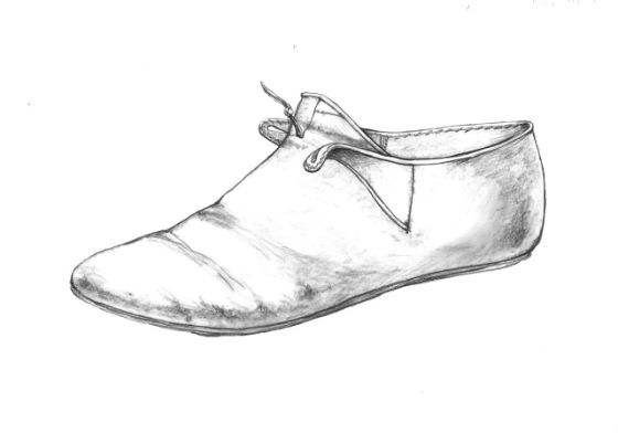 Skizze Schuh