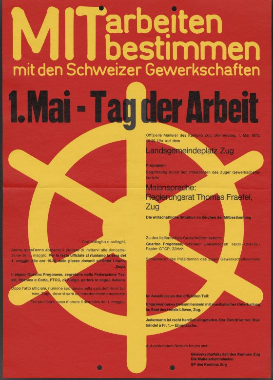 Plakat 1. Mai 1975