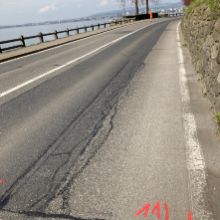 Belagsarbeiten an der Artherstrasse in Zug
