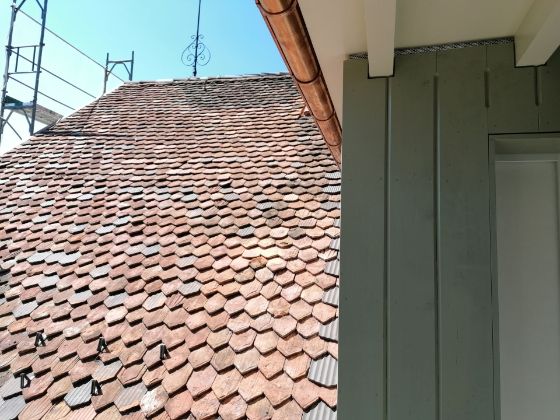 Ansicht des Daches