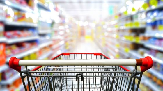 Einkaufsladen im Supermarkt