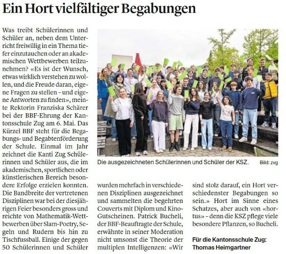 Ein Hort vielfältiger Begabungen