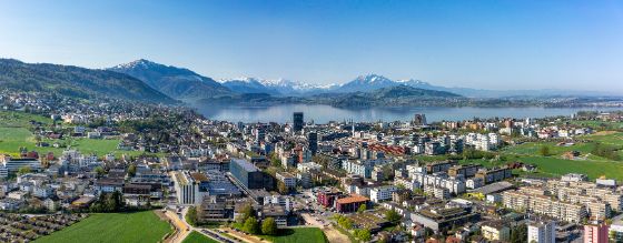 Panoramafoto Zug