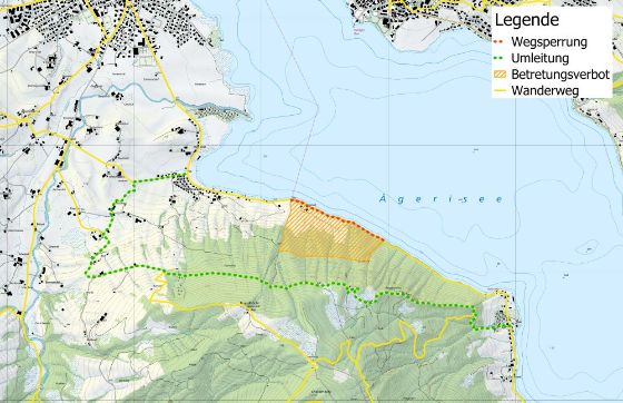 Karte_Sperrung_Seeweg_Ägerisee_2025