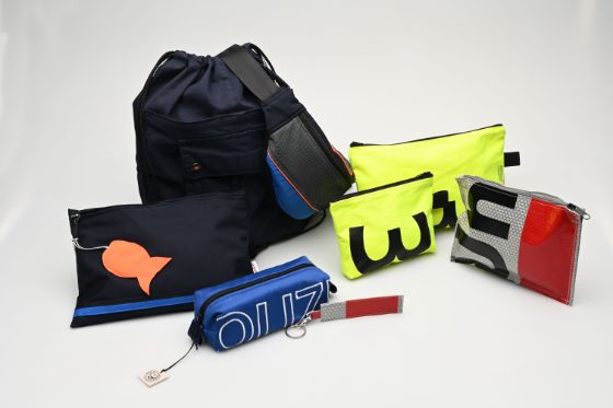 Gruppenfoto Produkte Upcycling Uniform