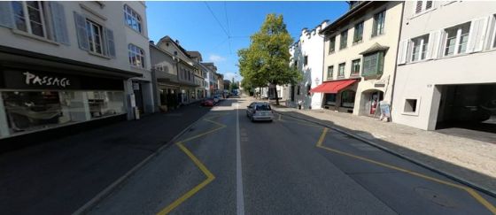 Grabenstrasse Blickrichtung Casino