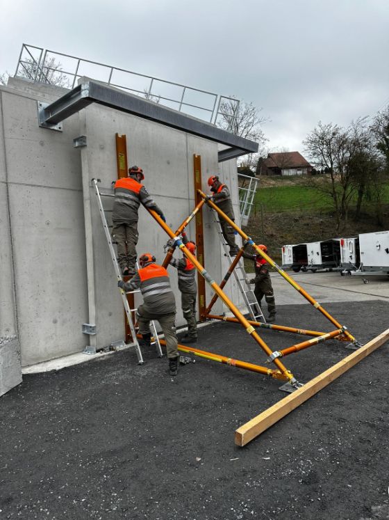 Einsatz der PARATECH-Stützen