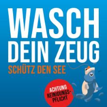 Kampagne «Wasch dein Zeug» zum Schutz der Zuger Gewässer vor invasiven Arten wird fortgesetzt
