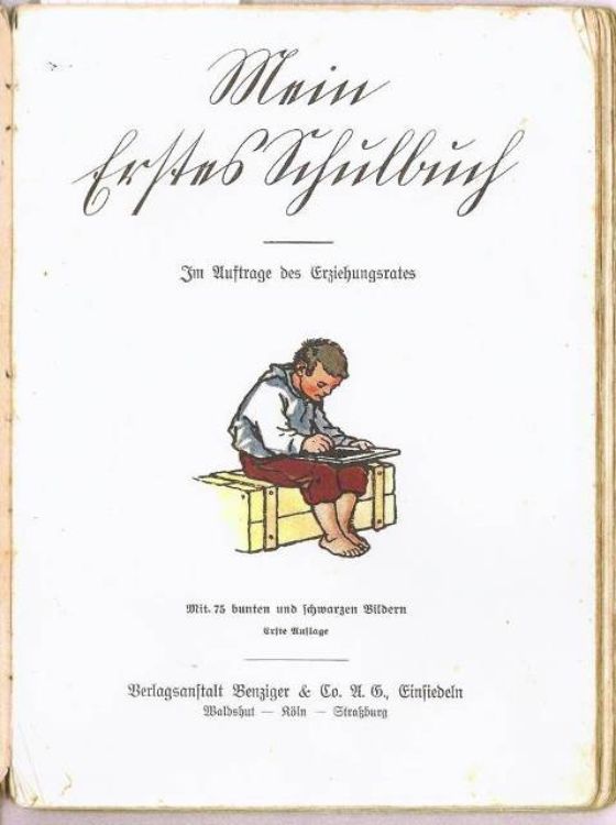 Alte Schulbuchkultur vom Benziger Verlag