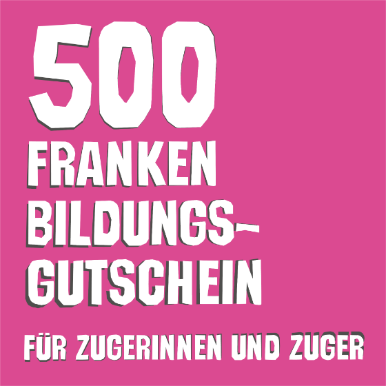 Illustration 500 Franken Bildungsgutschein