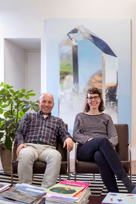 Dani Christen und Andrea Näpflin von Christen Visuelle Gestaltung