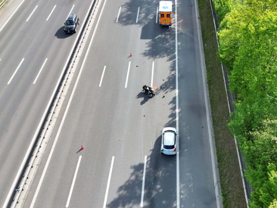Tödlicher Verkehrsunfall auf der Autobahn A4