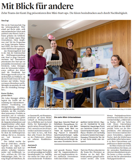 Mit Blick für andere