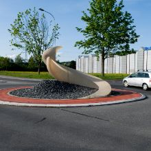 Bauarbeiten am Bossardkreisel und der Steinhauserstrasse