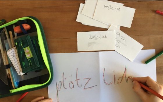 Abbildung 6: Üben individueller Lernwörter