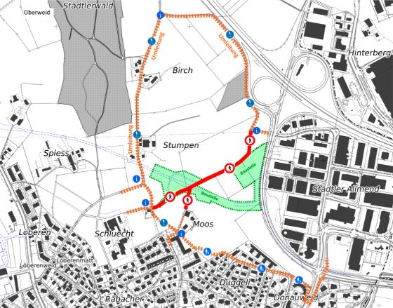 Lageplan Stumpen
