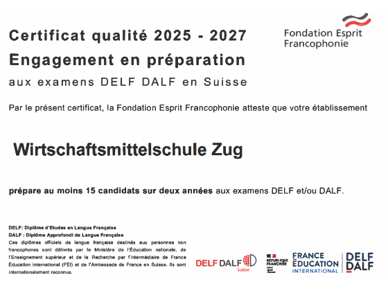 DALF-DELF Zertifikat