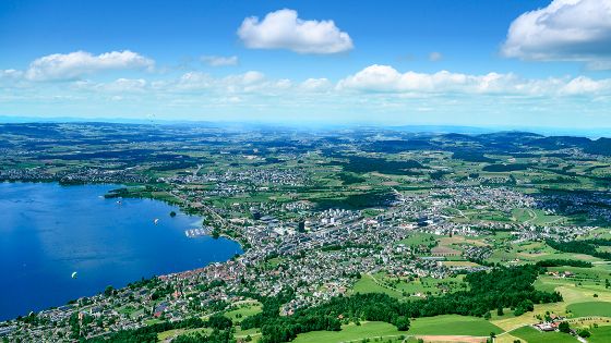 Blick auf den Kanton Zug