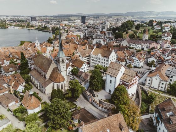 Zuger Altstadt von oben
