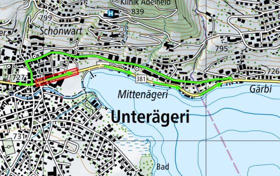 Umleitung Seestrasse