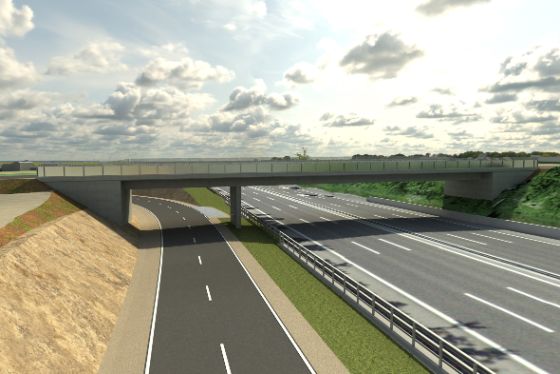 Visualisierung neue Brücke Ober-Ehret