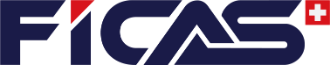 logo mit 5 buchstaben und schweizer flagge