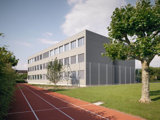 KSZ, Schulraumprovisorium, Lüssiweg 22b, Zug