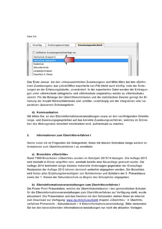 Werkschule Brief Seite 3