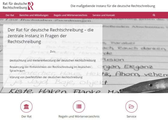 Abbildung 3 - Rat für deutsche Rechtschreibung
