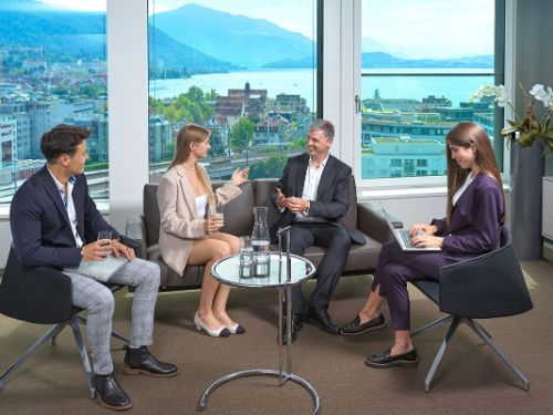Meeting im Parktower in Zug