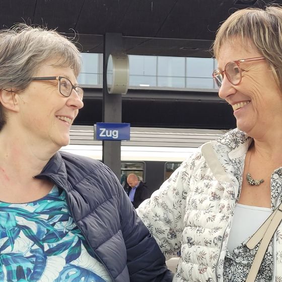Die Zuger und die Waadtländer KAV, Sylvia Nadig und Fabienne Mottet