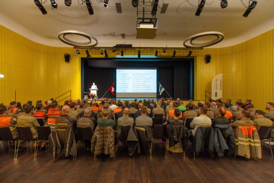 Saal des Jahresrapports der ZSO ZG