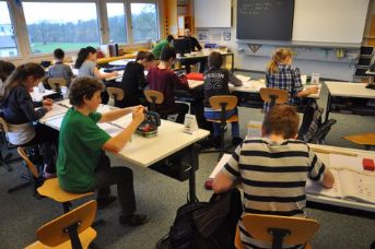 Im Klassenzimmer