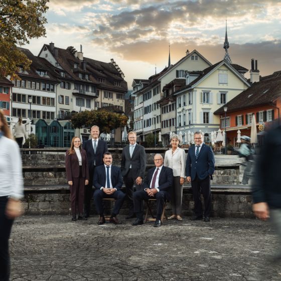The seven members of the Zug Government Council, legislative period 2023-2026