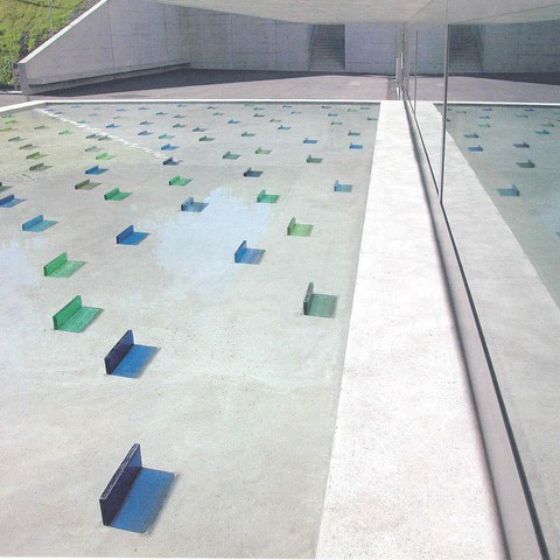 Elisabeth Arpagaus - Kunst am Bau, Wasserbecken - Gebäude 9